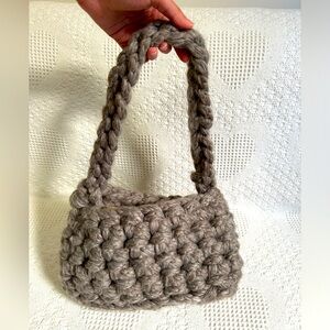 Handmade Chunky Knit Shoulder Bag